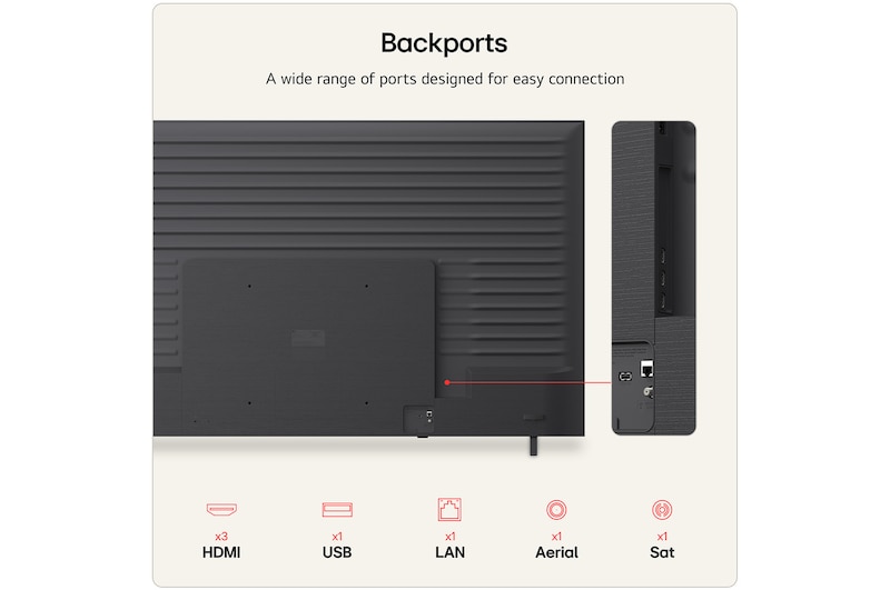 LG NANO 4K UHD AI NU85 Sports Forecast by AI Concierge displays a live soccer match with an on-screen AI panel presenting predictions, game insights, and league data, suggesting how AI analyzes gameplay to forecast match outcomes. 