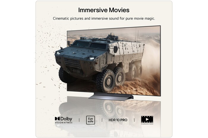 55 Inch LG OLED evo AI C6 4K Smart TV 2026