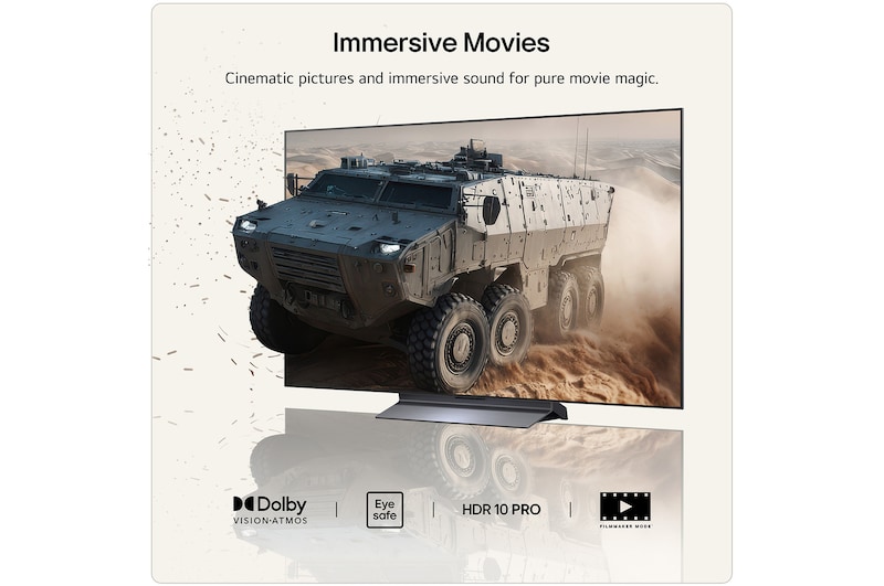 55 Inch LG OLED evo AI C6 4K Smart TV 2026