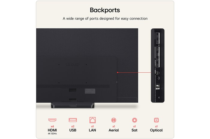 65 Inch LG OLED evo AI C6 4K Smart TV 2026
