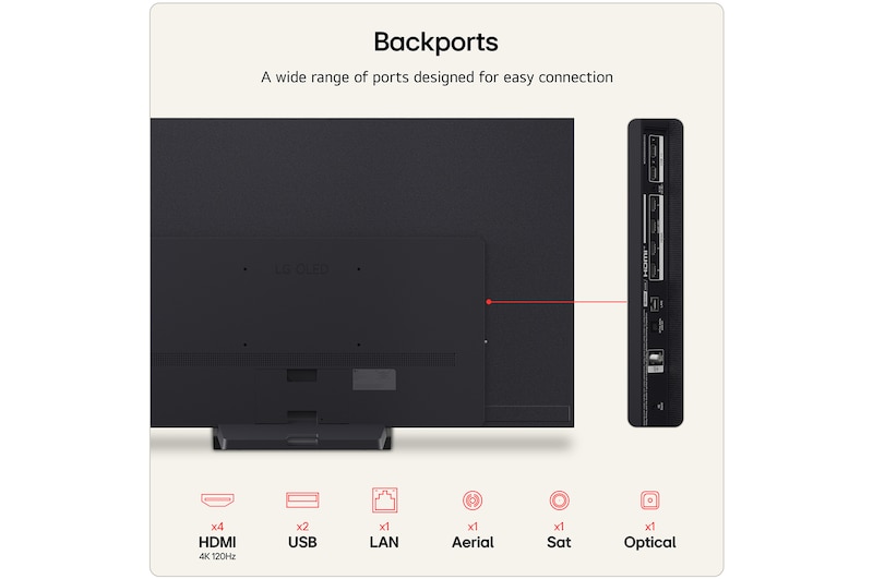 65 Inch LG OLED evo AI C6 4K Smart TV 2026