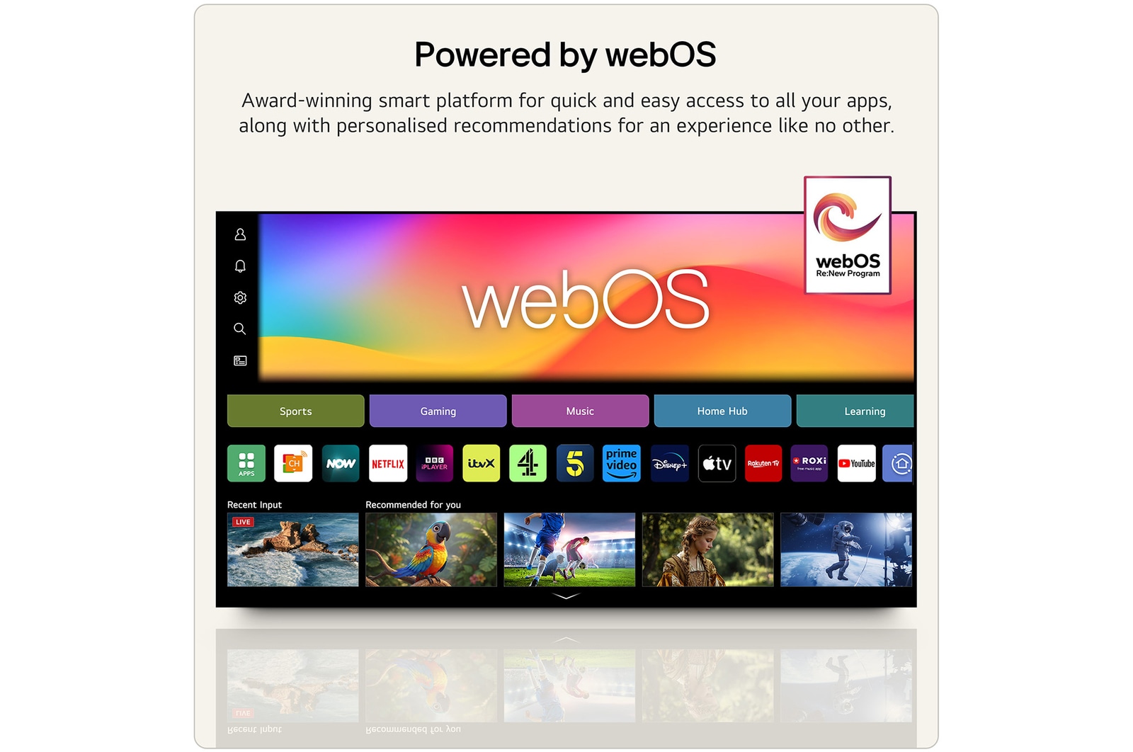 48 Inch LG OLED evo AI G6 4K Smart TV 2026