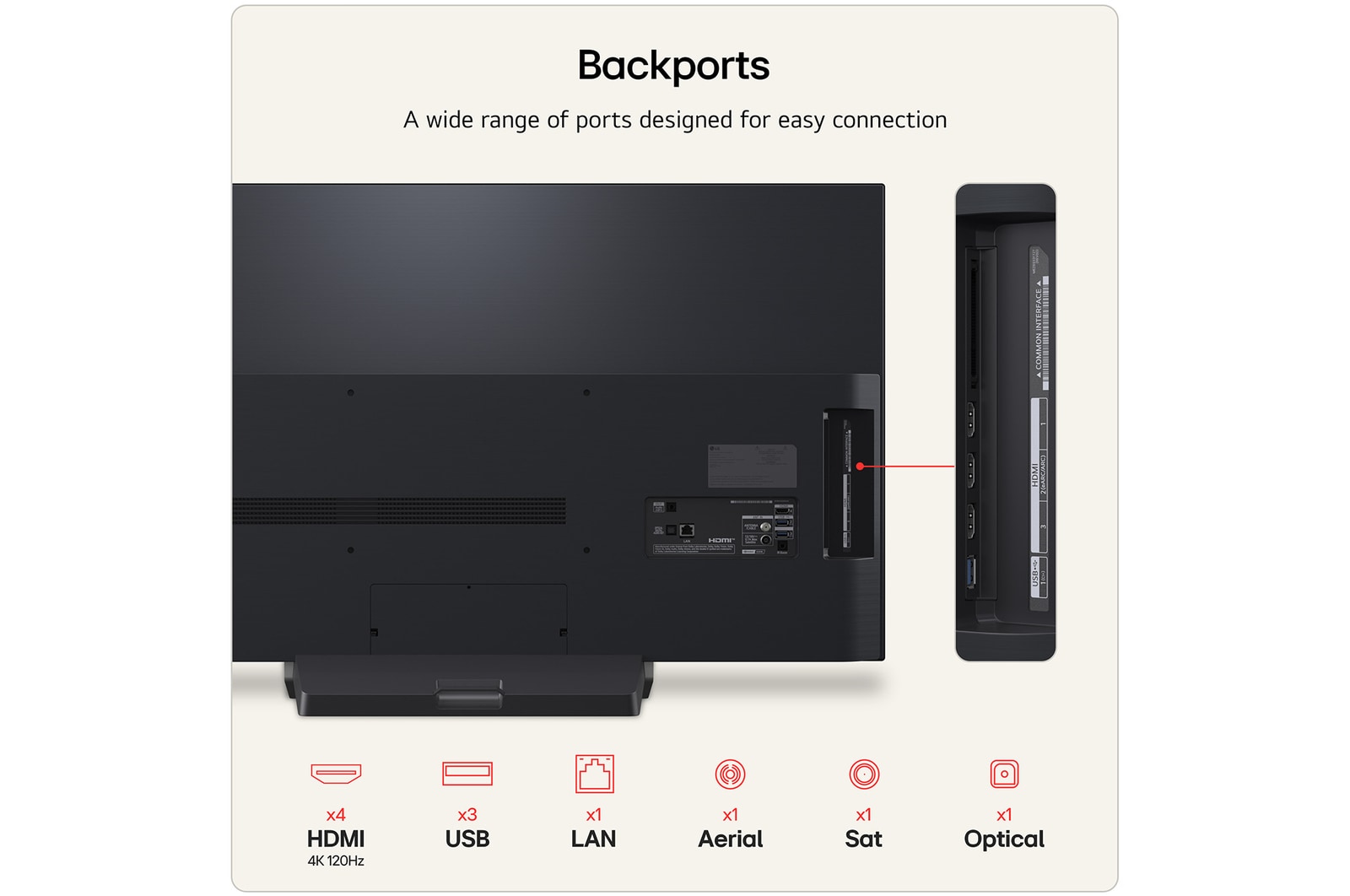48 Inch LG OLED evo AI G6 4K Smart TV 2026