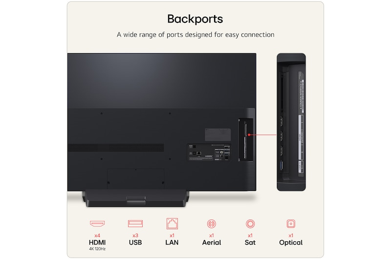 48 Inch LG OLED evo AI G6 4K Smart TV 2026