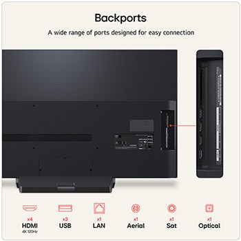 48 Inch LG OLED evo AI G6 4K Smart TV 2026