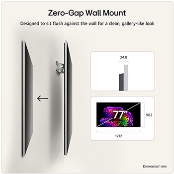 77 Inch LG OLED evo AI G6 4K Smart TV 2026