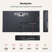 55 inch LG OLED evo AI G6 4K Smart TV 2026 - Wall mount version