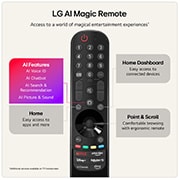 77 inch Wallpaper TV LG OLED evo AI W6 True Wireless 4K Smart TV 2026
