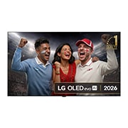 Front view of 83 inch Wallpaper TV LG OLED evo AI W6 True Wireless 4K Smart TV 2026 OLED83W69LA