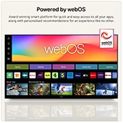 83 inch Wallpaper TV LG OLED evo AI W6 True Wireless 4K Smart TV 2026