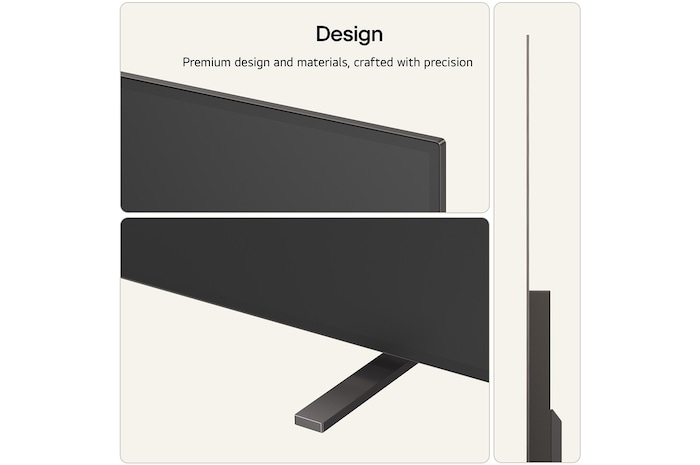 LG OLED AI B6E shows a split-screen solar visual comparing an anti-glare matte display with its Perfect Black display for clearer picture quality in any light, supported by a visible UL Perfect Black certification.