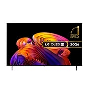 Front view of 55 inch LG OLED AI B6E 4K Smart TV 2026 OLED55B6ELC