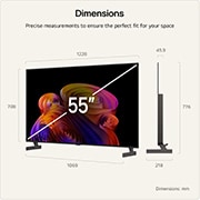 55 Inch LG OLED AI B6E 4K Smart TV 2026