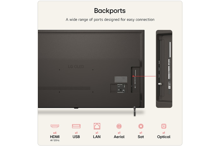 55 Inch LG OLED AI B6E 4K Smart TV 2026