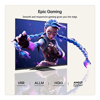 85 inch LG QNED evo AI QNED83 Mini LED 4K Smart TV 2026