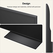 LG QNED evo AI QNED82 Mini LED with a Slim Design is wall-mounted in a bright, open living space, featuring a sleek profile that blends seamlessly into the interior while displaying a bold, colorful abstract artwork.