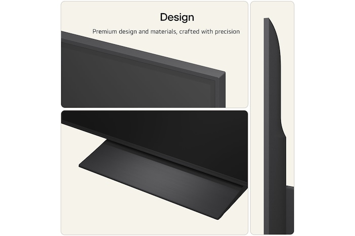 LG QNED evo AI QNED82 Mini LED with a Slim Design is wall-mounted in a bright, open living space, featuring a sleek profile that blends seamlessly into the interior while displaying a bold, colorful abstract artwork.