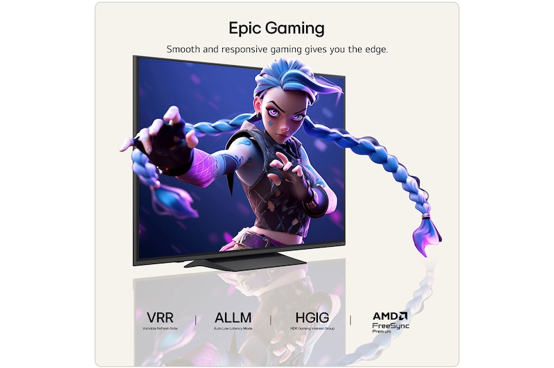 65 inch LG QNED evo AI Mini LED QNED83 4K Smart TV 2026