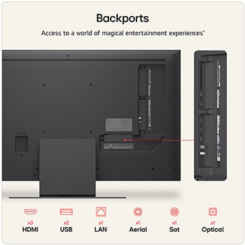 LG 43 inch LG QNED evo AI QNED80 Mini LED 4K Smart TV 2026, 43QNED87B6A