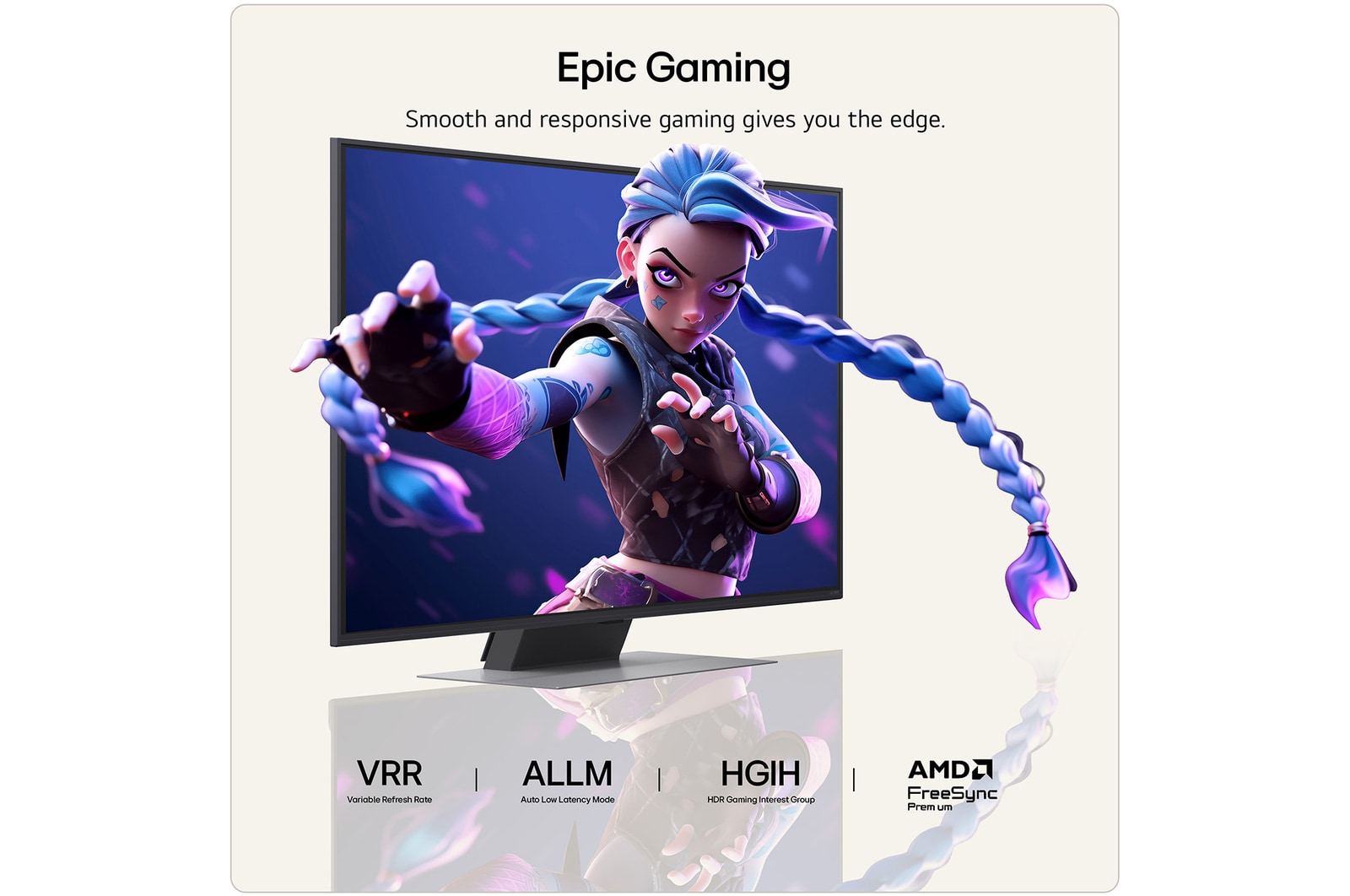 LG 50 inch LG QNED evo AI QNED87 Mini LED 4K Smart TV 2026, 50QNED87B6A