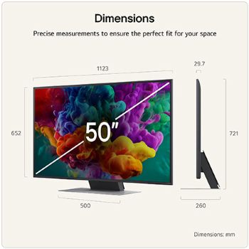 50 inch LG QNED evo AI QNED86 Mini LED 4K Smart TV 2026
