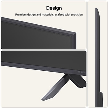 LG QNED evo AI QNED85 Mini LED highlights Mini LED with Precision Dimming in a split forest scene, comparing conventional LED with deeper blacks and more refined contrast as sunlight filters through the trees for greater clarity and depth.