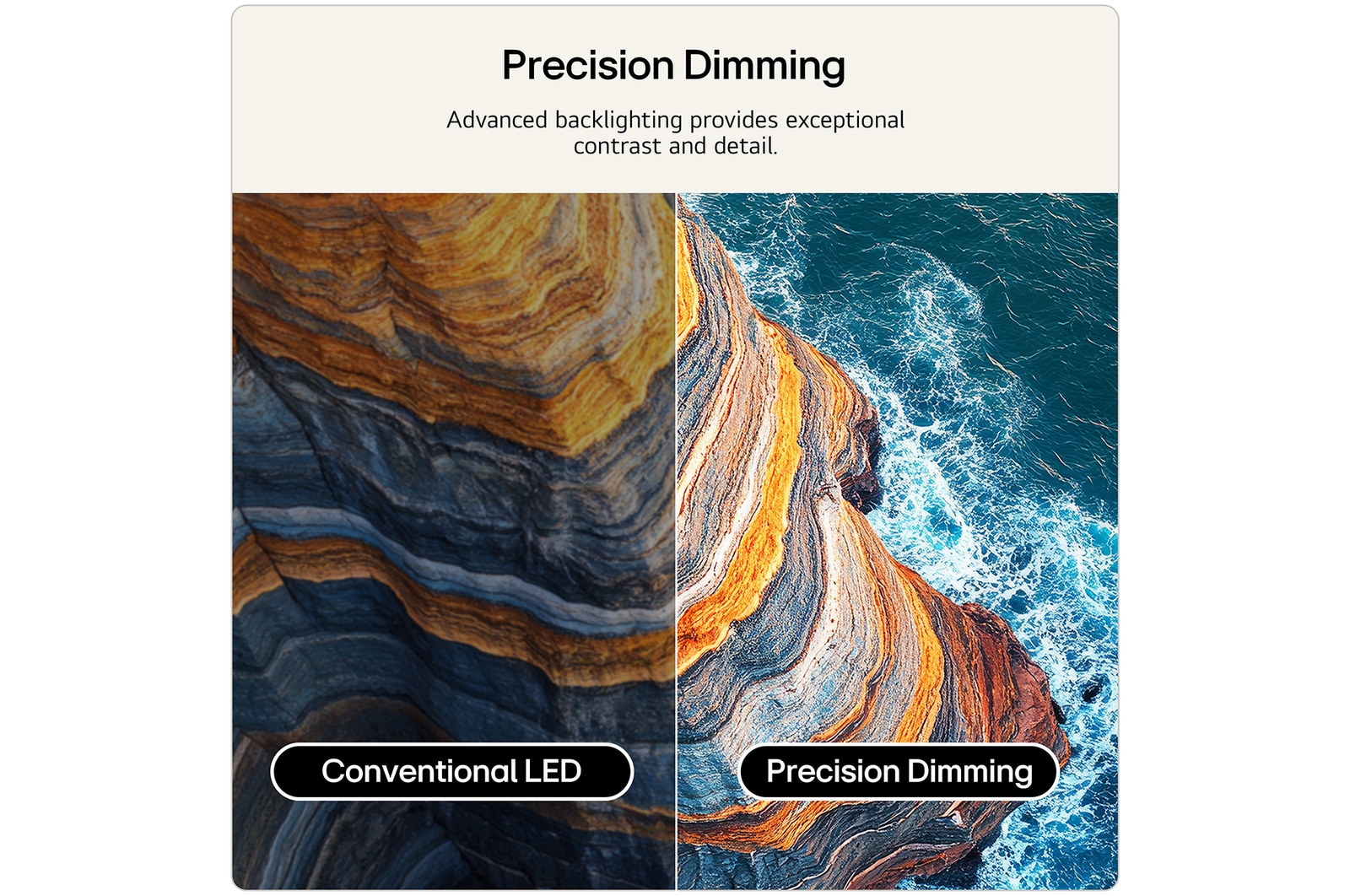 LG QNED evo AI QNED85 Mini LED’s alpha 8 AI Processor 4K Gen3 glows in blue light on a circuit board, highlighting AI processing performance with NPU up to x5.0 faster, CPU 10% faster processing, and 20% larger memory capacity.