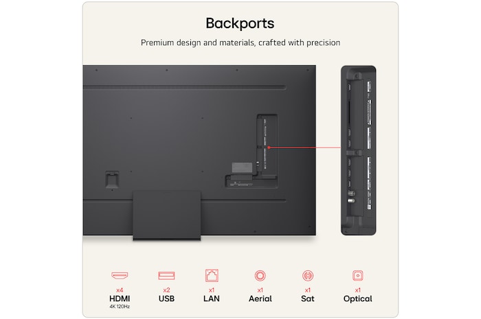 75 inch LG QNED evo AI QNED87 Mini LED 4K Smart TV 2026