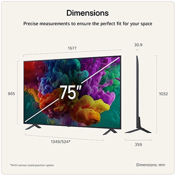 LG QNED evo AI QNED85 Mini LED Ultra Big TV is wall-mounted in a living room, displaying a sports victory celebration with vivid colors and refined picture quality across the wide screen as a family cheers together.