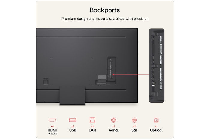 86 inch LG QNED evo AI QNED86 Mini LED 4K Smart TV 2026