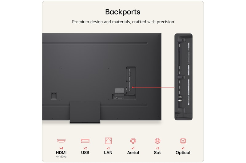 86 inch LG QNED evo AI QNED86 Mini LED 4K Smart TV 2026
