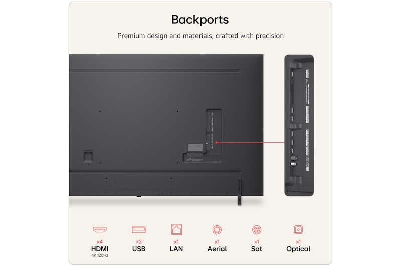 86 inch LG QNED evo AI QNED85 Mini LED 4K Smart TV 2026