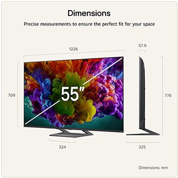 55 inch LG QNED evo AI QNED90 Mini LED 4K Smart TV 2026