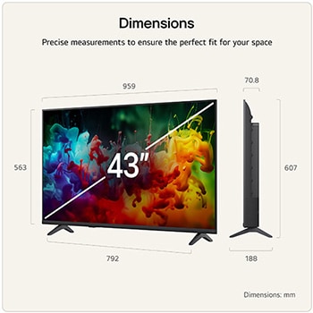 LG QNED AI QNED70 Mini LED with Dynamic QNED Color fills the screen with vivid, fluid bursts of multicolored, paint-like motion, showcasing enhanced color vibrancy certified for 100% Color Volume.