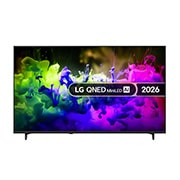 Front view of 65 inch LG QNED AI QNED7E Mini LED 4K Smart TV 2026 65QNED7EB3C