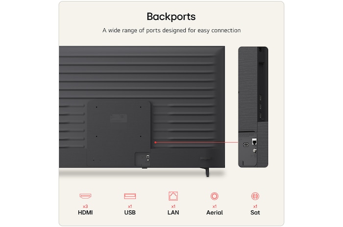 LG 65 inch LG QNED AI QNED70 Mini LED 4K Smart TV 2026, 65QNED70B6C