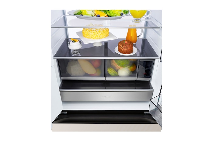 Tủ lạnh LG nhìn từ bên hông