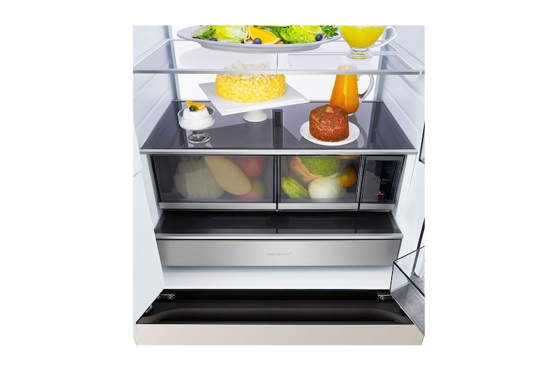 Tủ lạnh LG nhìn từ bên hông