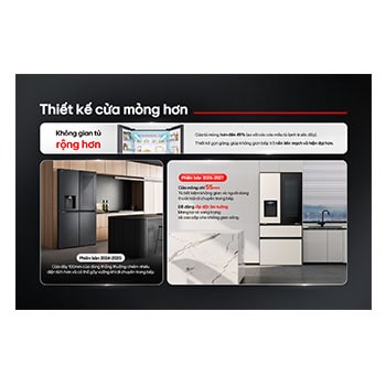 LG Tủ lạnh LG InstaView French Door Fit & Max cao cấp 550L màu be, F53EGR