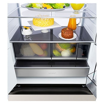 Tủ lạnh LG nhìn từ bên hông