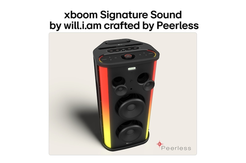 USP: Âm thanh xboom đặc trưng bởi will.i.am từ Peerless