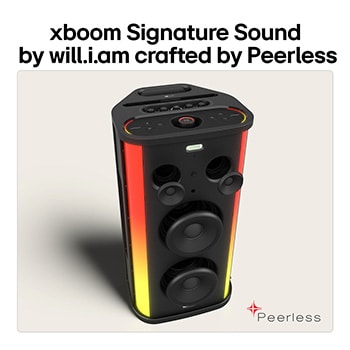 USP: Âm thanh xboom đặc trưng bởi will.i.am từ Peerless