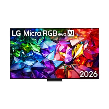 Hình ảnh mặt trước của TV 4K LG Micro RGB evo AI MRGB95 2026 100 inch 100MRGB96BS