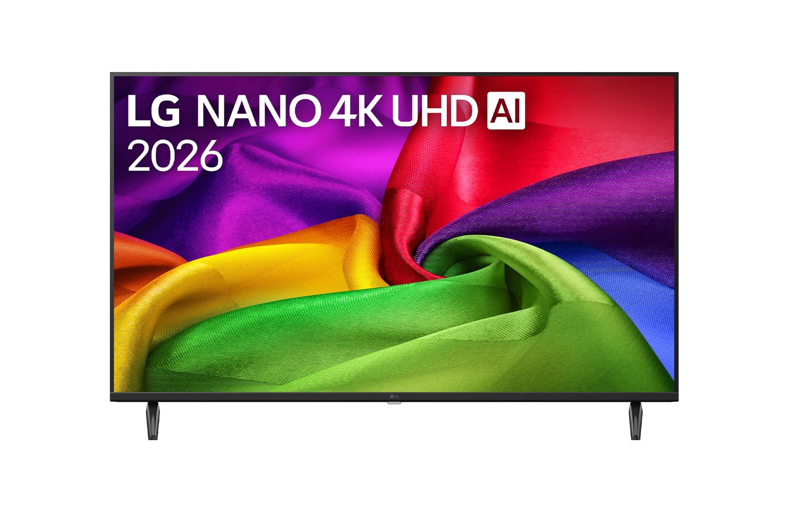 Hình ảnh mặt trước của TV LG NANO 4K UHD AI NU80 2026 43 inch 43NU805BPSC