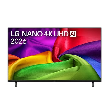 Hình ảnh mặt trước của TV LG NANO 4K UHD AI NU80 2026 50 inch 50NU805BPSC