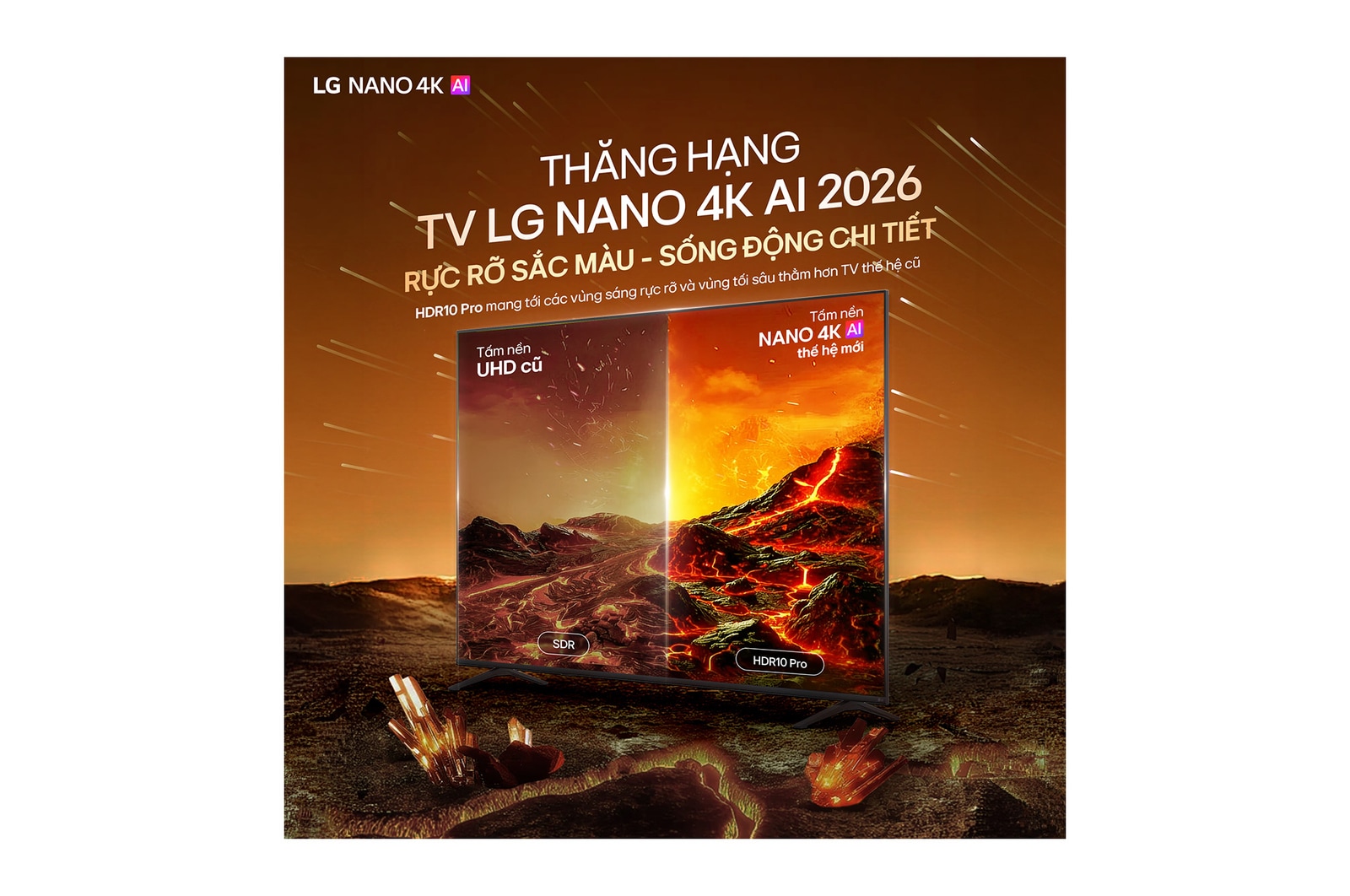 TV LG NANO 4K AI NU85 2026 43 inch