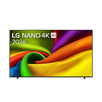 Hình ảnh mặt trước của TV LG NANO 4K AI NU85 2026 43 inch 43NU855BPSA
