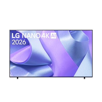 Hình ảnh mặt trước của TV LG NANO 4K AI NU875 2026 65 inch 65NU875BPSC