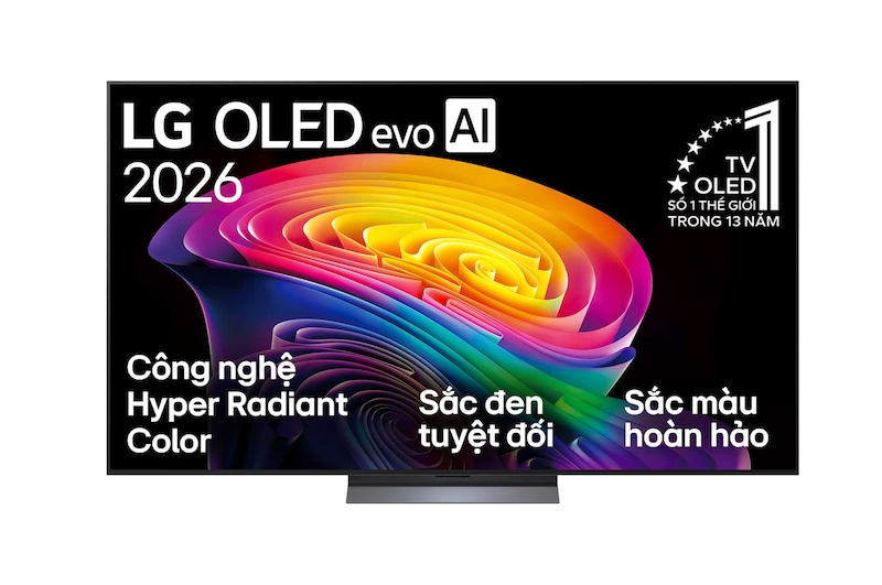 TV 4K LG OLED evo AI C6 2026 65 inch