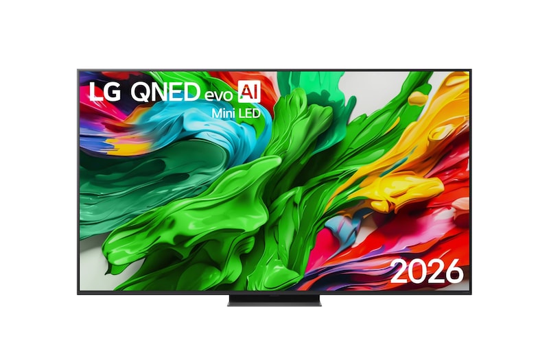 Hình ảnh mặt trước của TV 4K LG QNED evo AI QNED86 Mini LED 2026 65 inch 65QNED86BSA